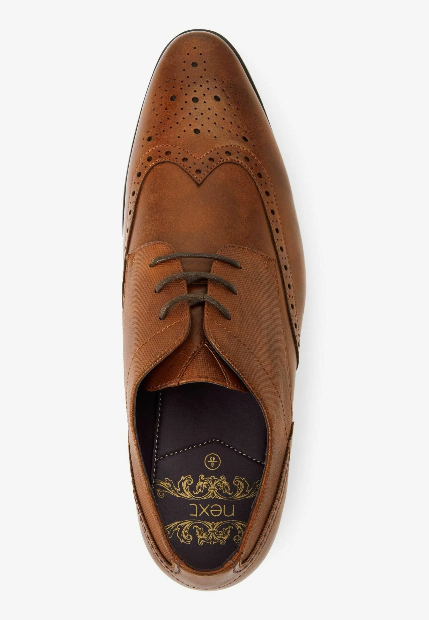 Next Wide Fit Brogue Standard - Veterschoenen - Tan Brown - Afbeelding 4