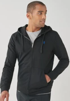 Next Lightweight - Sweater Met Rits - Black