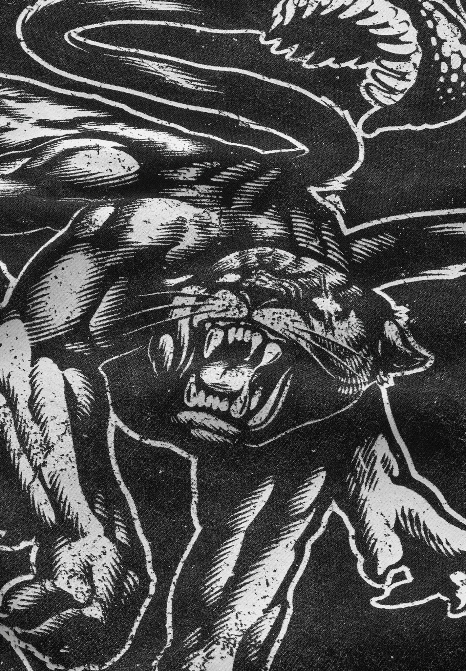 Next DungeonsDragons License - T-Shirt Print - Charcoal Grey Acid Wash - Afbeelding 5