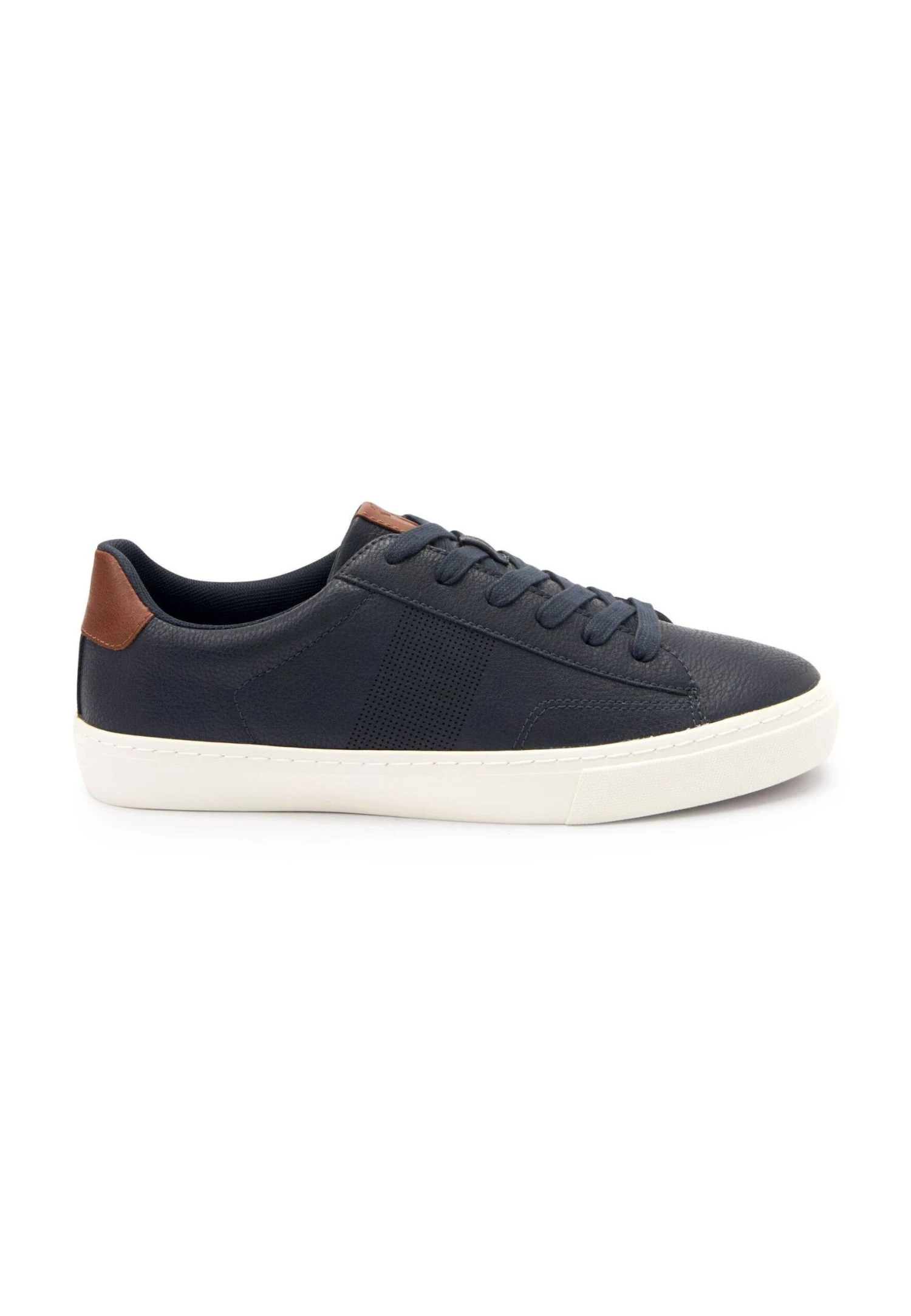 Next Perforated Side- Sneakers Laag - Navy Blue - Afbeelding 2