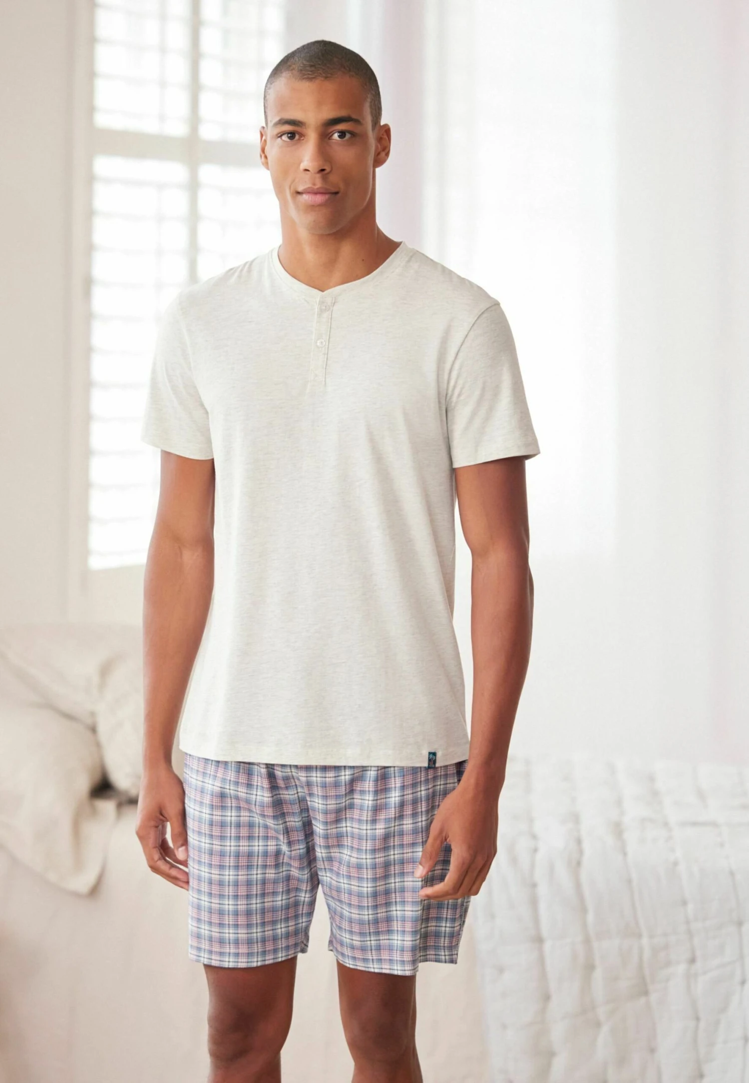 Next Set LightweightStandard - Pyjama - Cream Blue Supersoft - Afbeelding 2