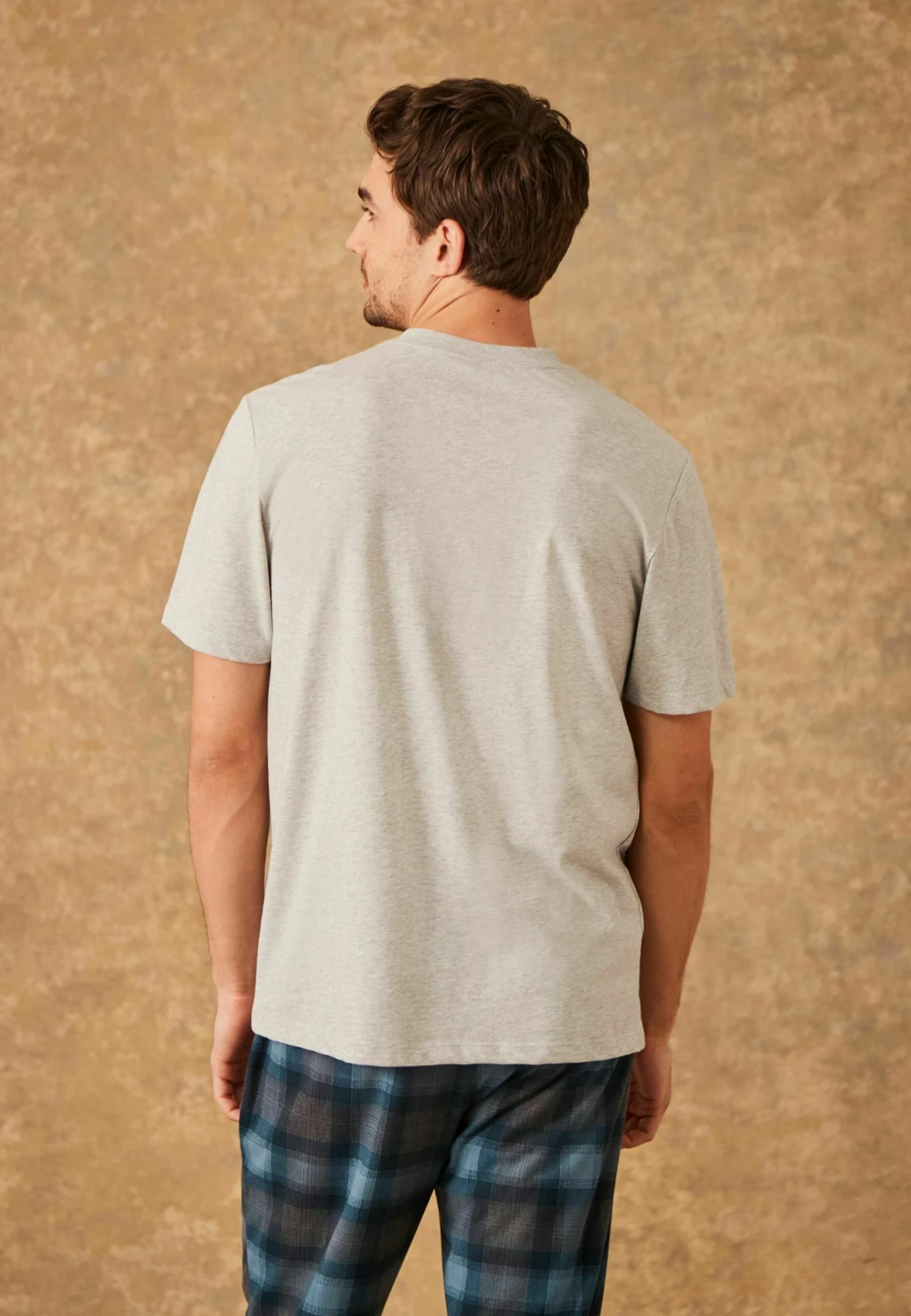 Next Motionflex Cosy Standard - Pyjama - Grey Blue Check - Afbeelding 3