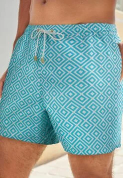 Next Premium Standard - Zwemshorts - Aqua Blue Geo