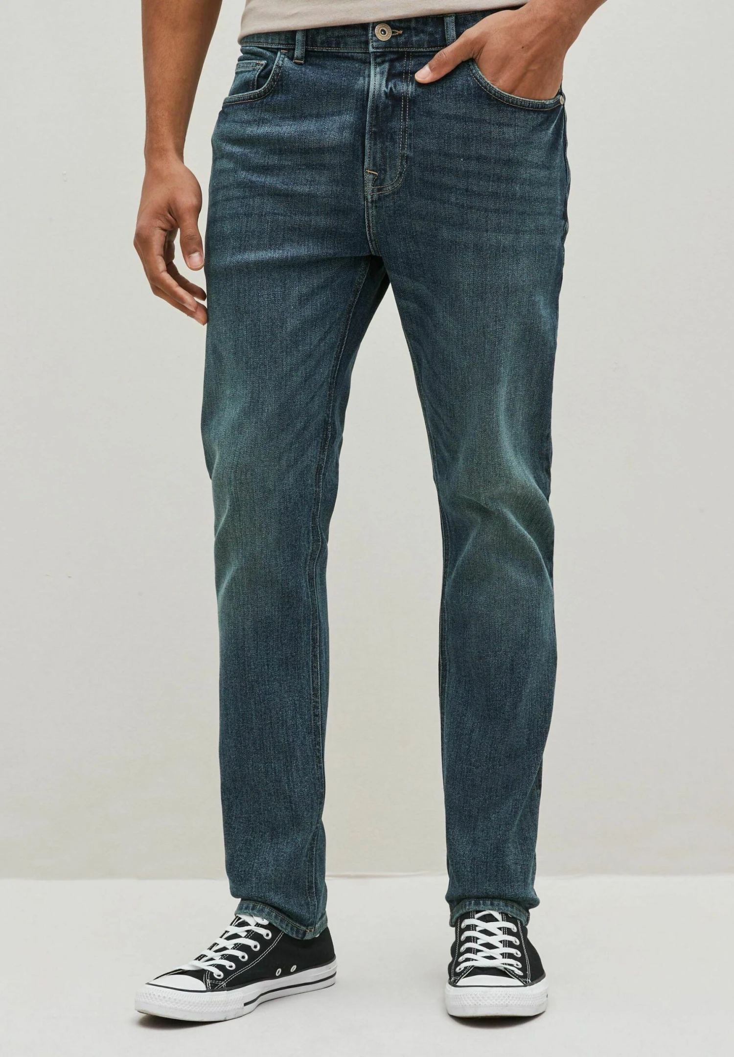 Next Authentic Stretch - Slim Fit Jeans - Blue Tint