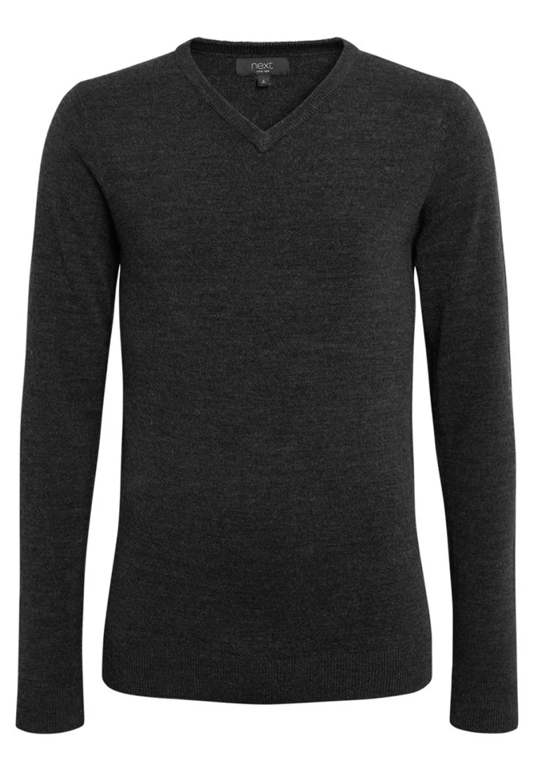 Next Soft Touch V-Neck - Trui - Grey - Afbeelding 4