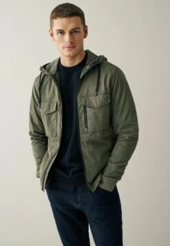 Next Shower Resistant Standard - Lichte Jas - Khaki Green