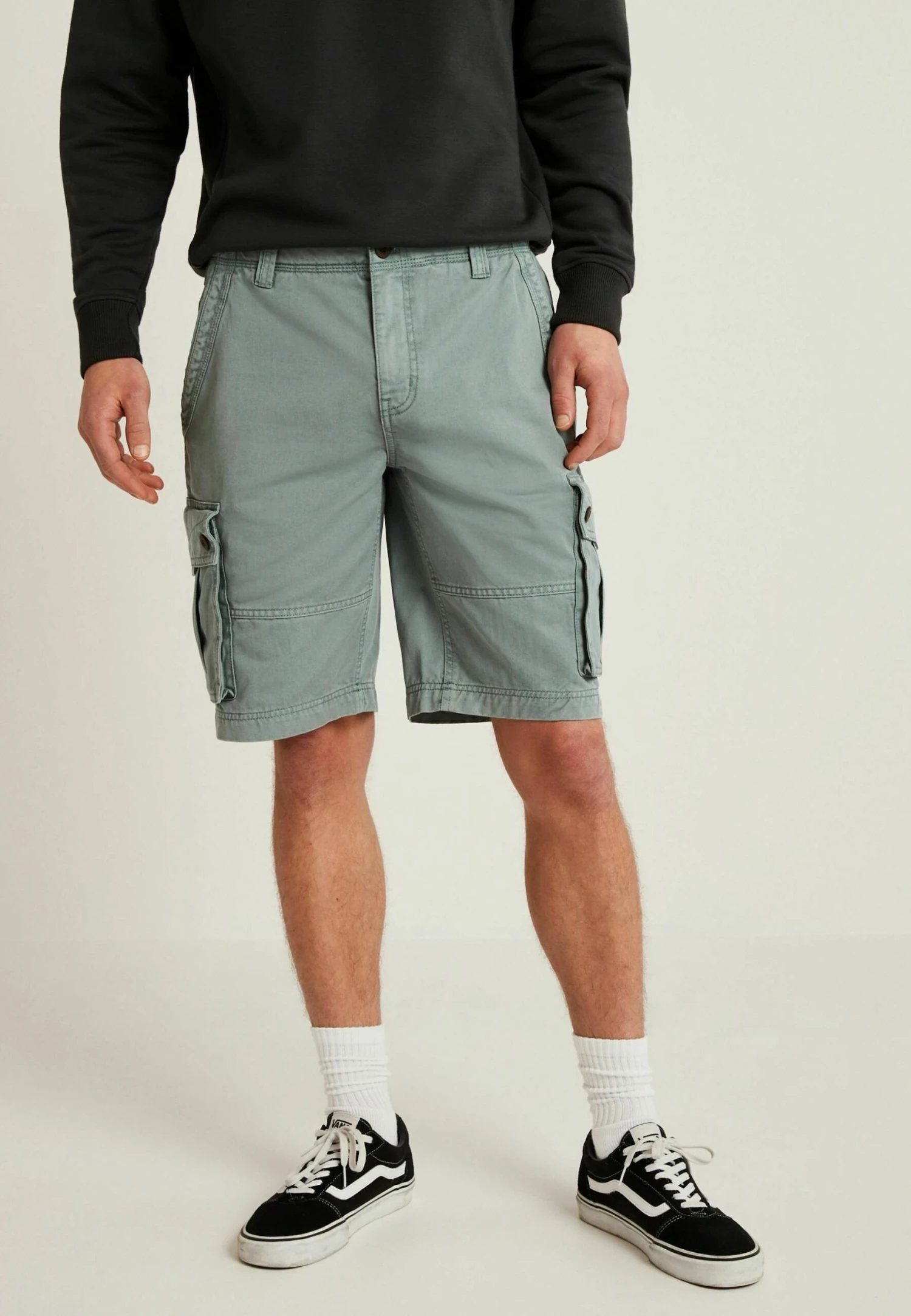 Next Premium Laundered Cargo Standard - Jeansshort - Blue