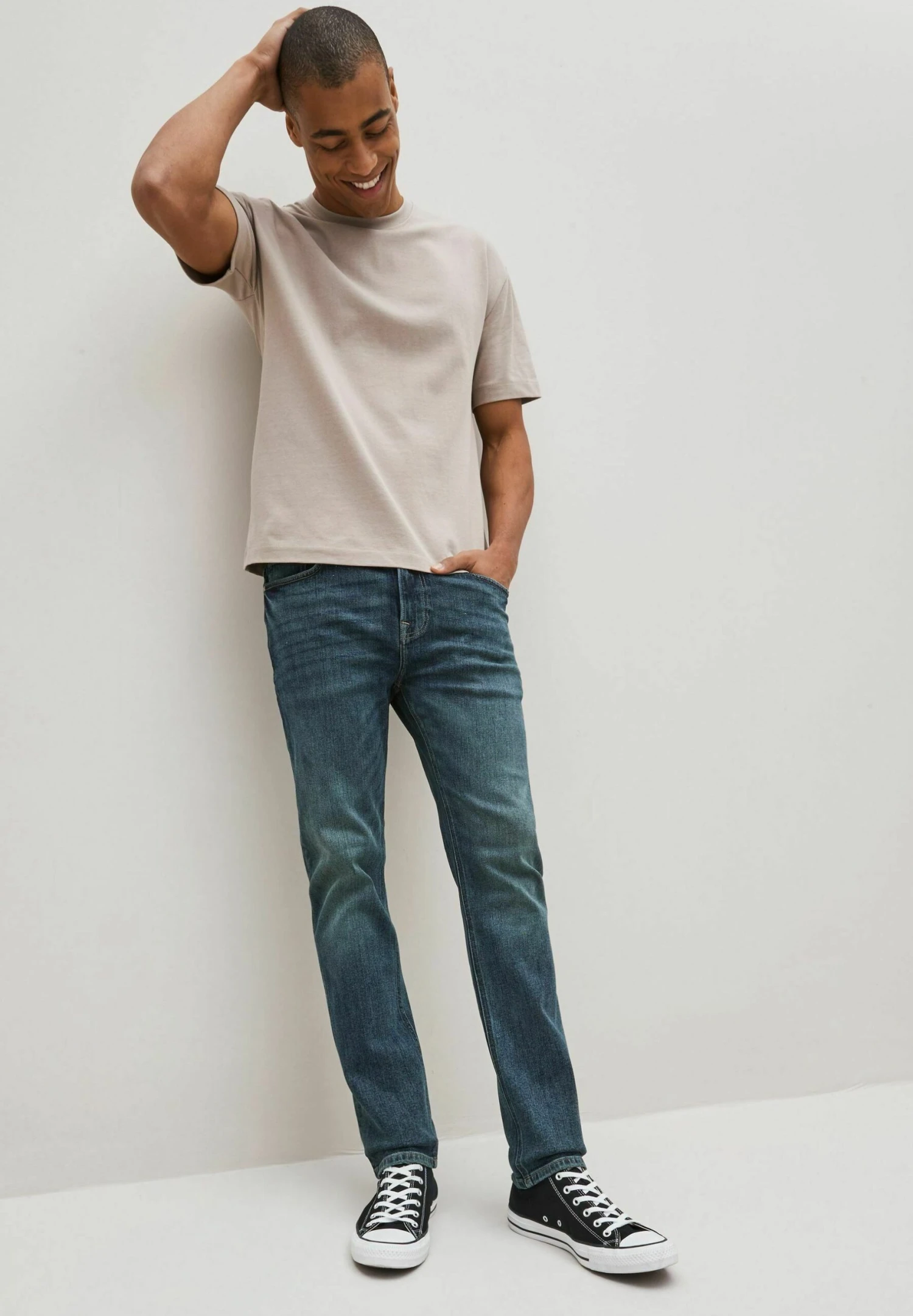 Next Authentic Stretch - Slim Fit Jeans - Blue Tint - Afbeelding 2