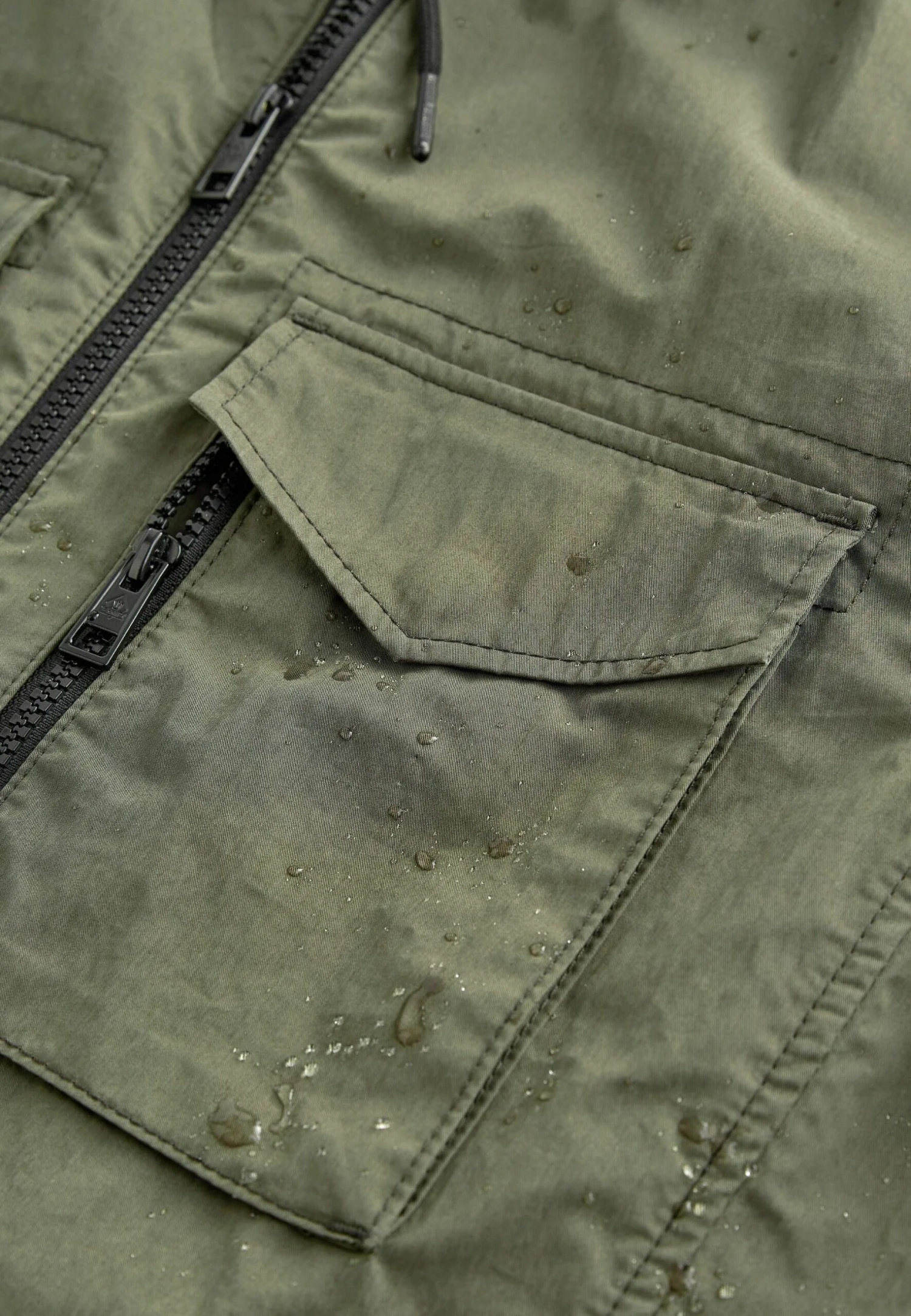 Next Shower Resistant Standard - Lichte Jas - Khaki Green - Afbeelding 5