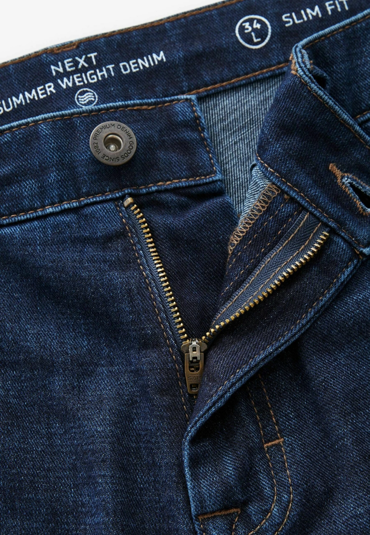 Next Lightweight Stretch- Slim Fit Jeans - Dark Blue - Afbeelding 6