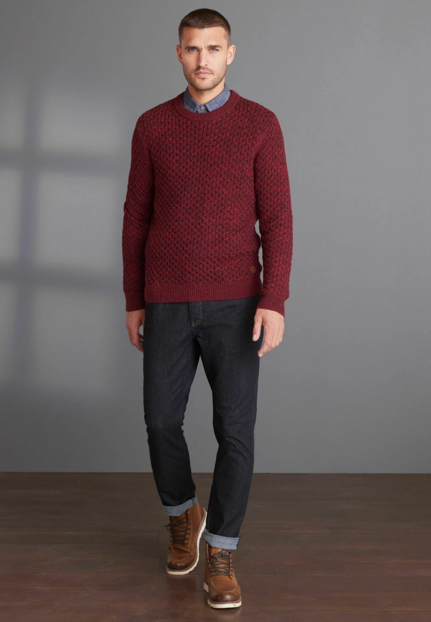 Next Helix Crew Neck - Trui - Red - Afbeelding 3