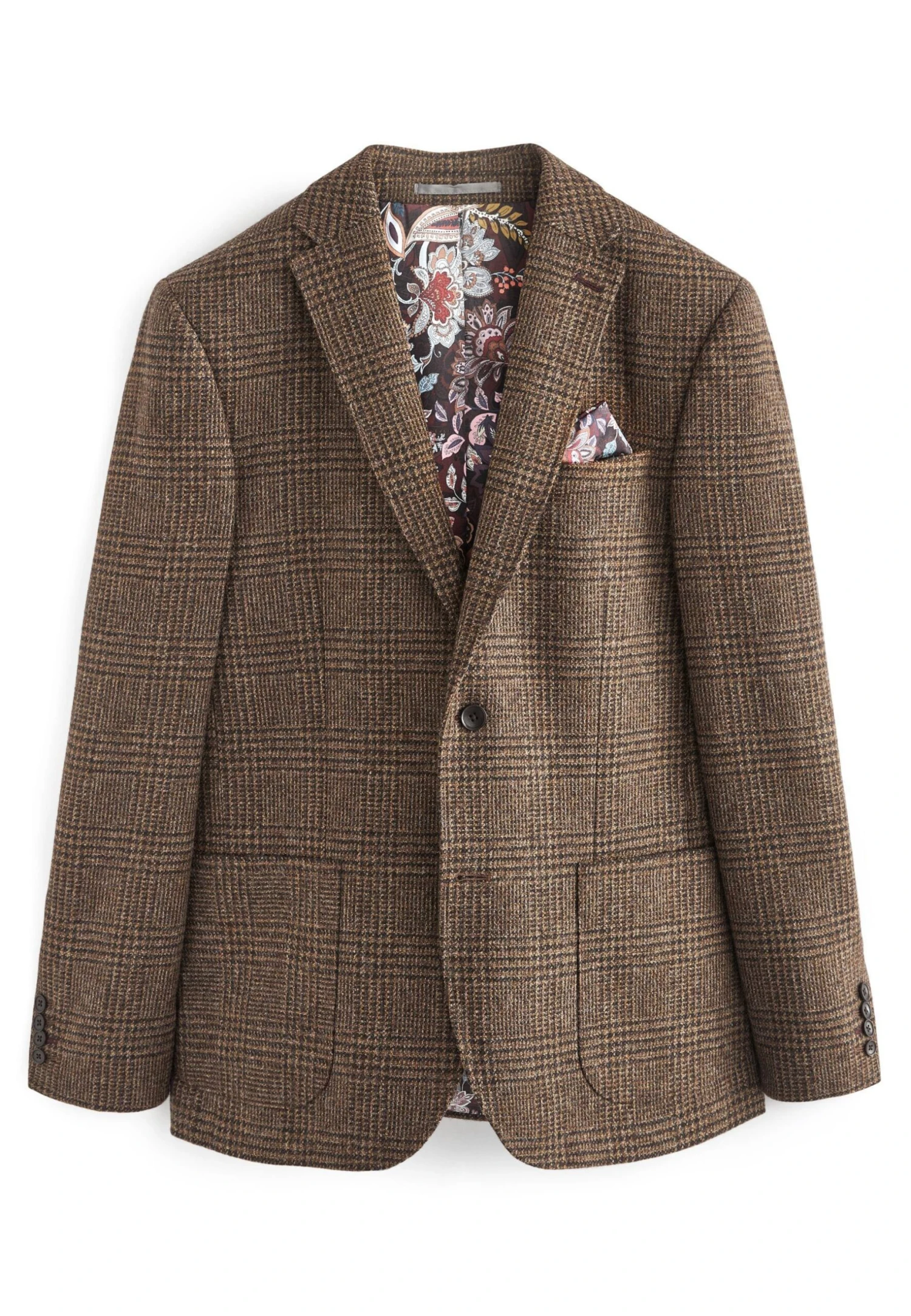 Next Signature Moons British Rich Standard - Blazer - Brown Check - Afbeelding 3