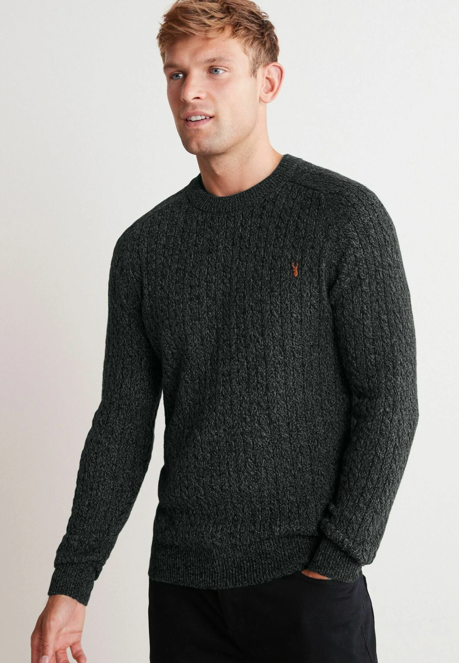 Next Crew Neck - Trui - Grey