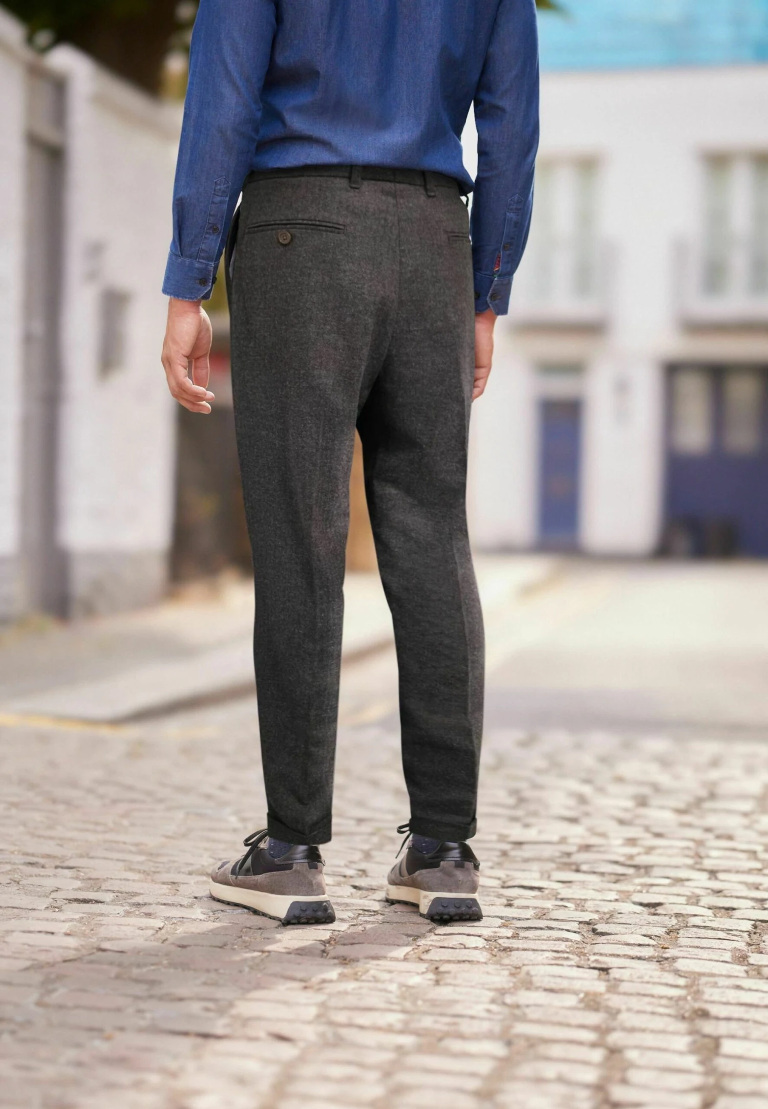 Next Pleated Nova Fides Formal Tapered Fi - Broek - Brown - Afbeelding 3