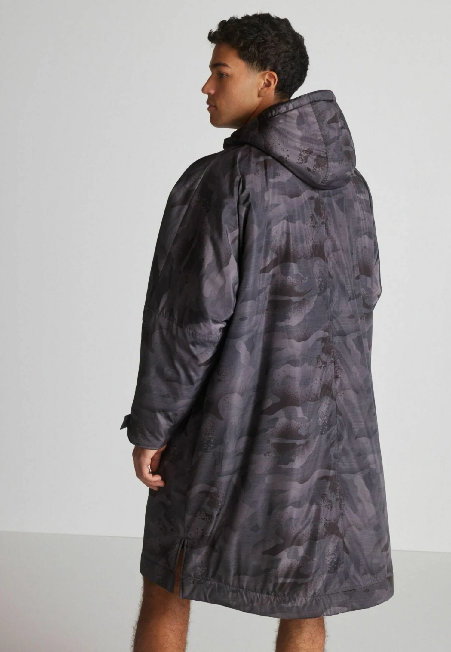 Next Swim Changing- Winterjas - Grey Camo Print - Afbeelding 2