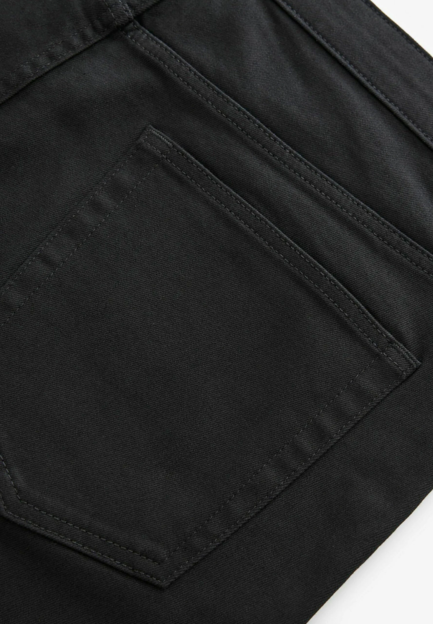 Next Stretch Straight Fit - Jeansshort - Black - Afbeelding 7