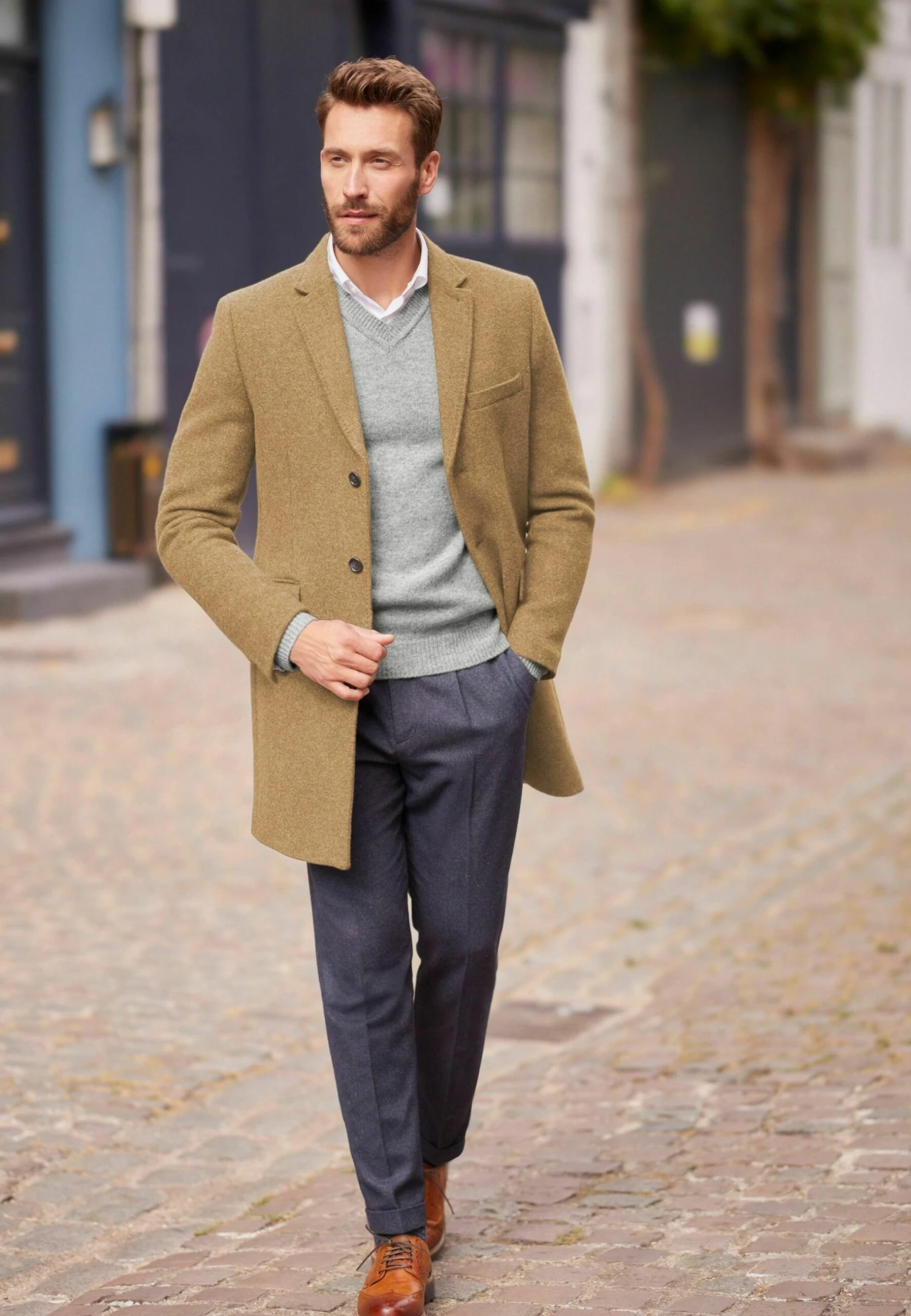 Next Signature Epsom Withstandard - Halflange Jas - Natural - Afbeelding 2