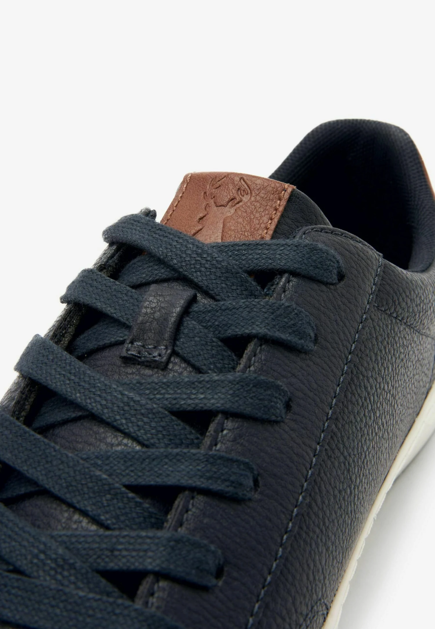 Next Perforated Side- Sneakers Laag - Navy Blue - Afbeelding 5