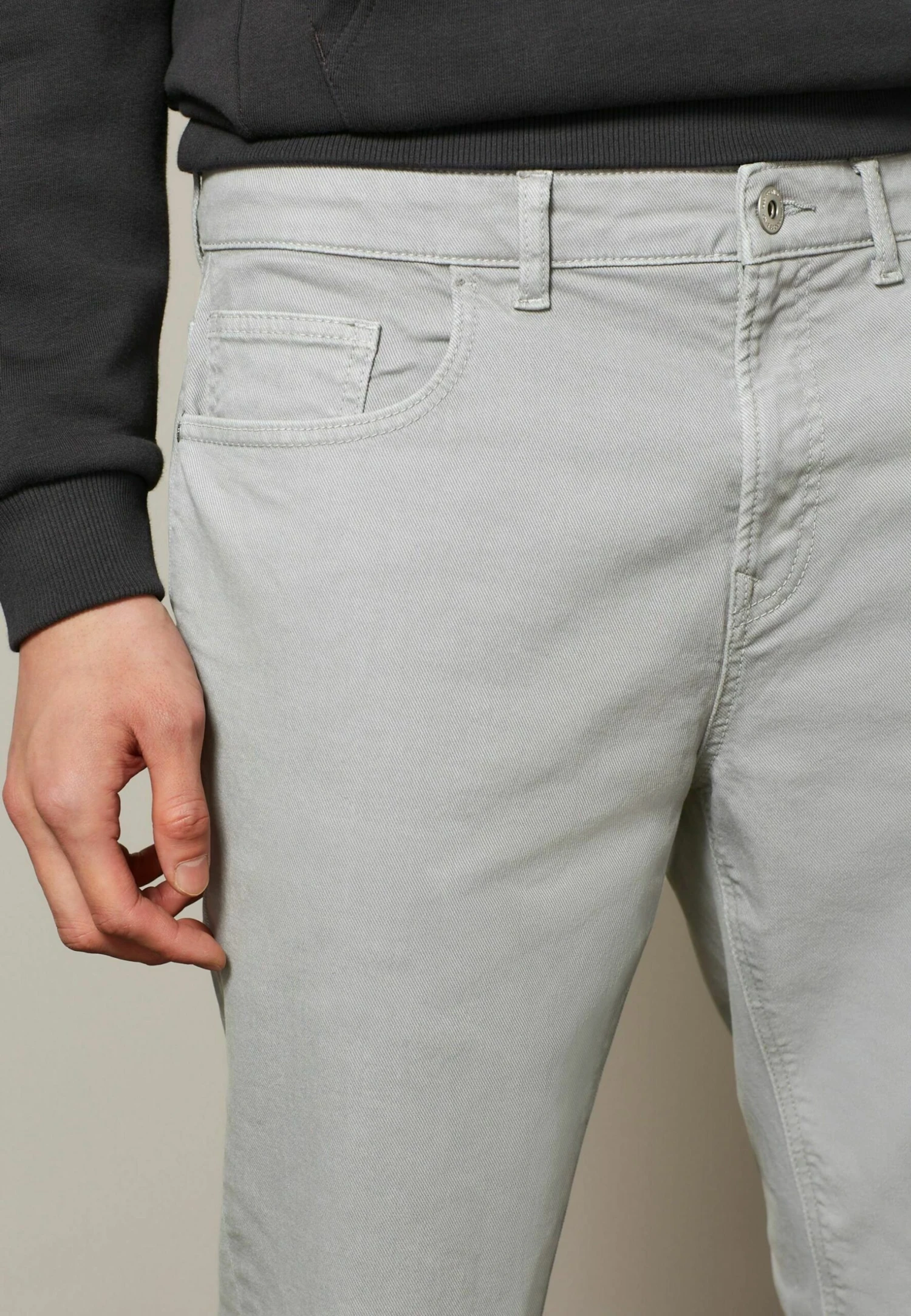 Next Authentic Stretch - Slim Fit Jeans - Light Grey