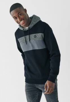 Next Dip Dye Overhead - Hoodie - Black Check