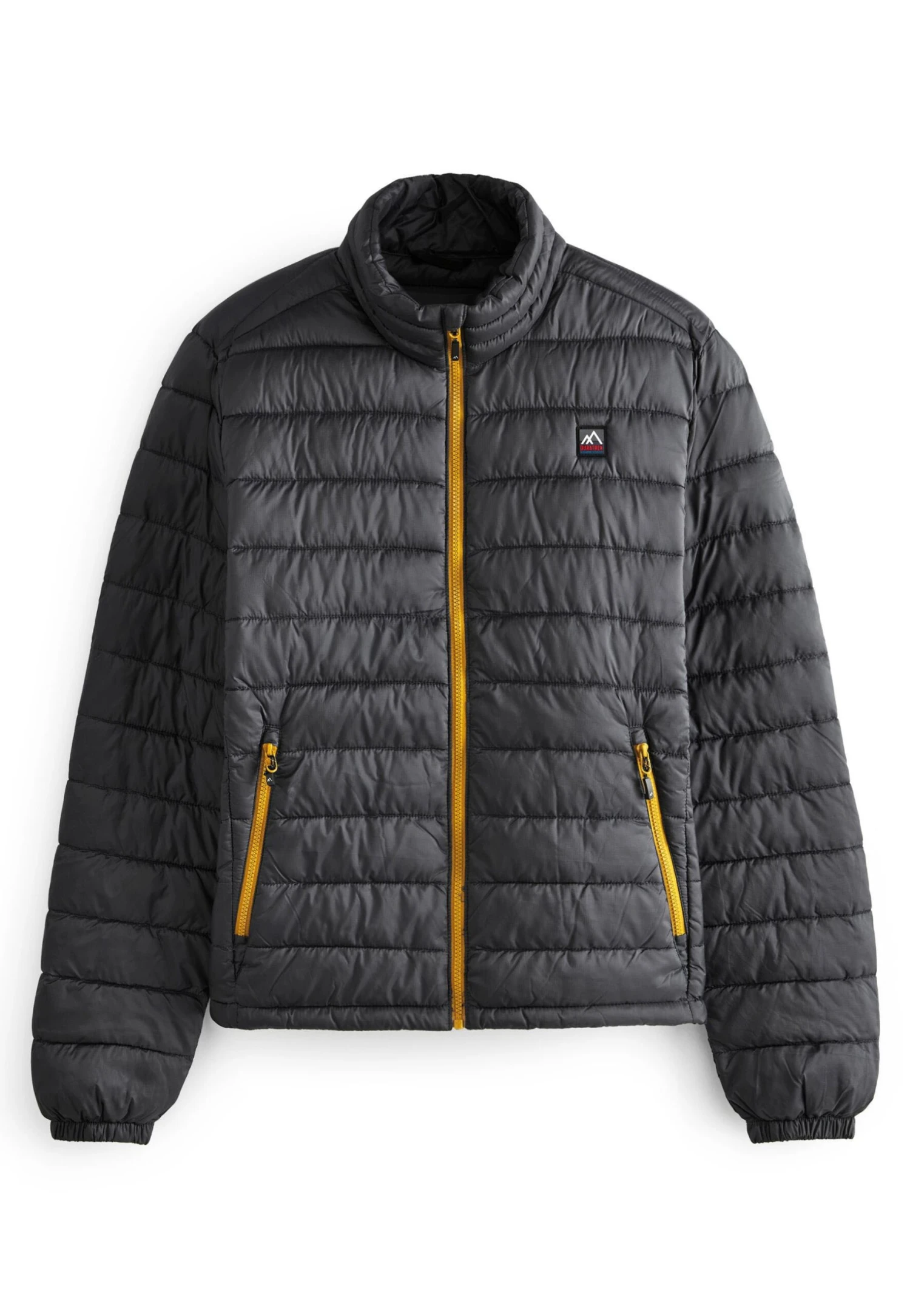 Next Shower Resistant Lightweight Standard - Winterjas - Grey Yellow Funnel Neck