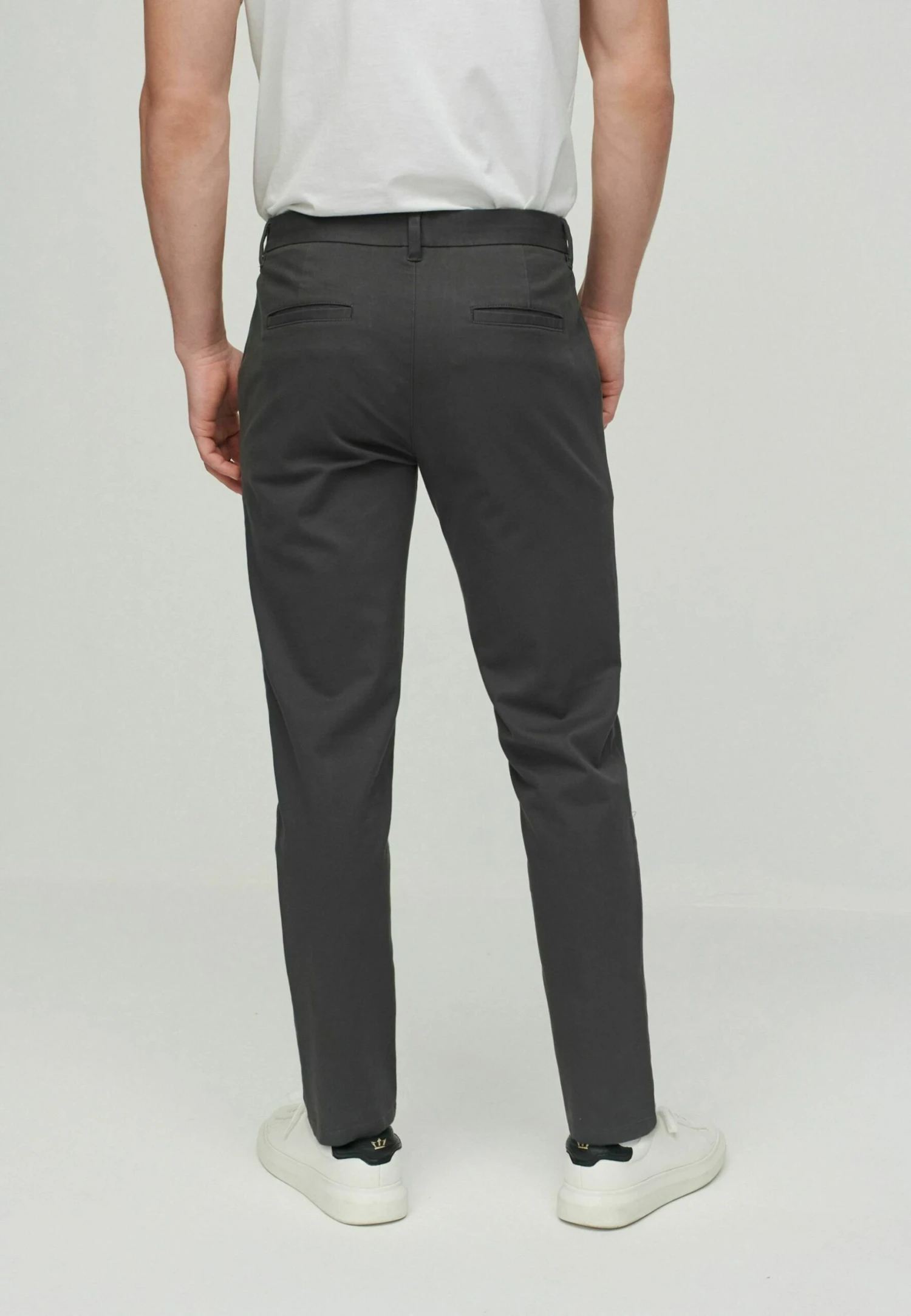 Next Stretch- Chino - Dark Grey - Afbeelding 3