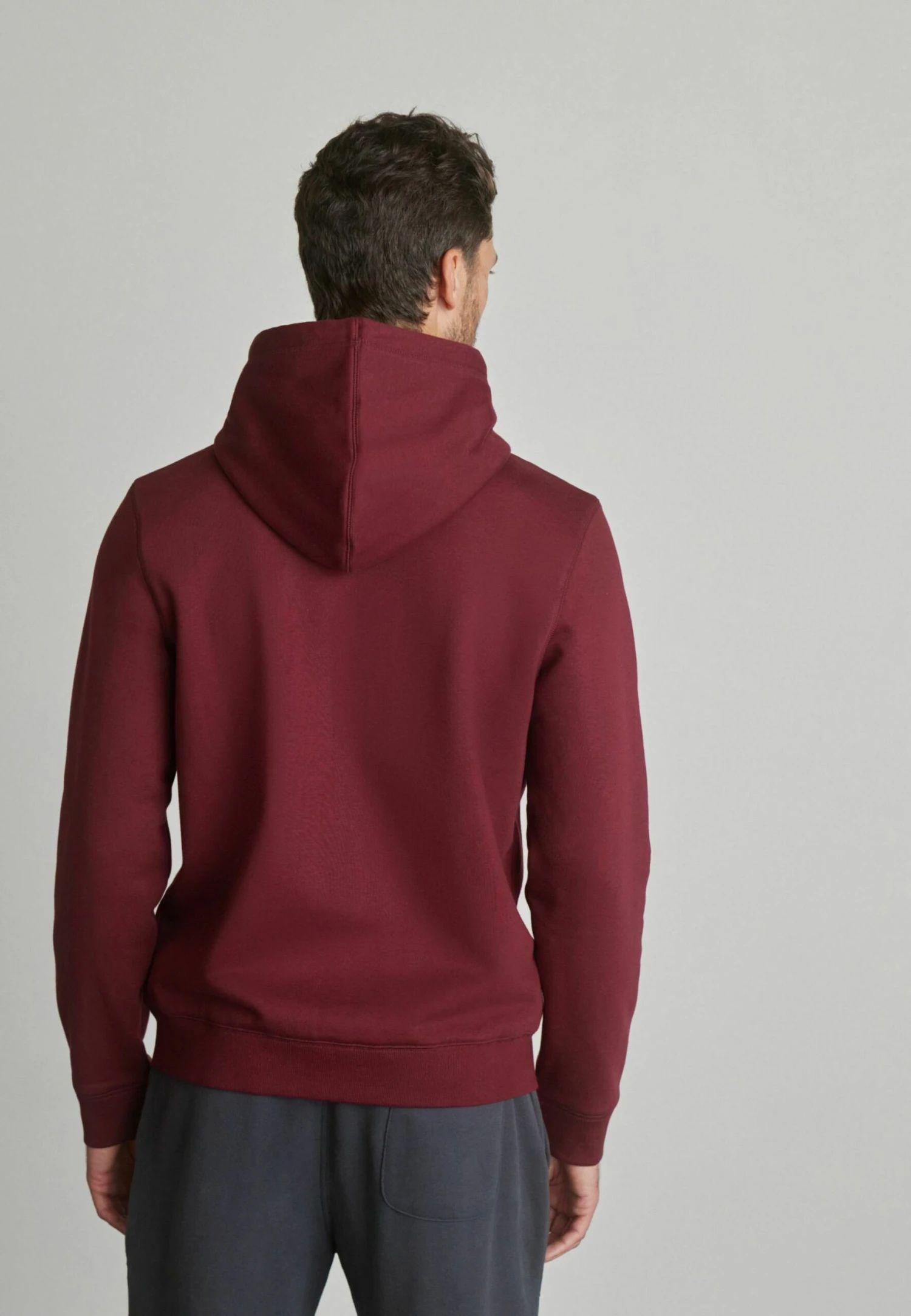 Next Zip Through - Sweater Met Rits - Burgundy Red