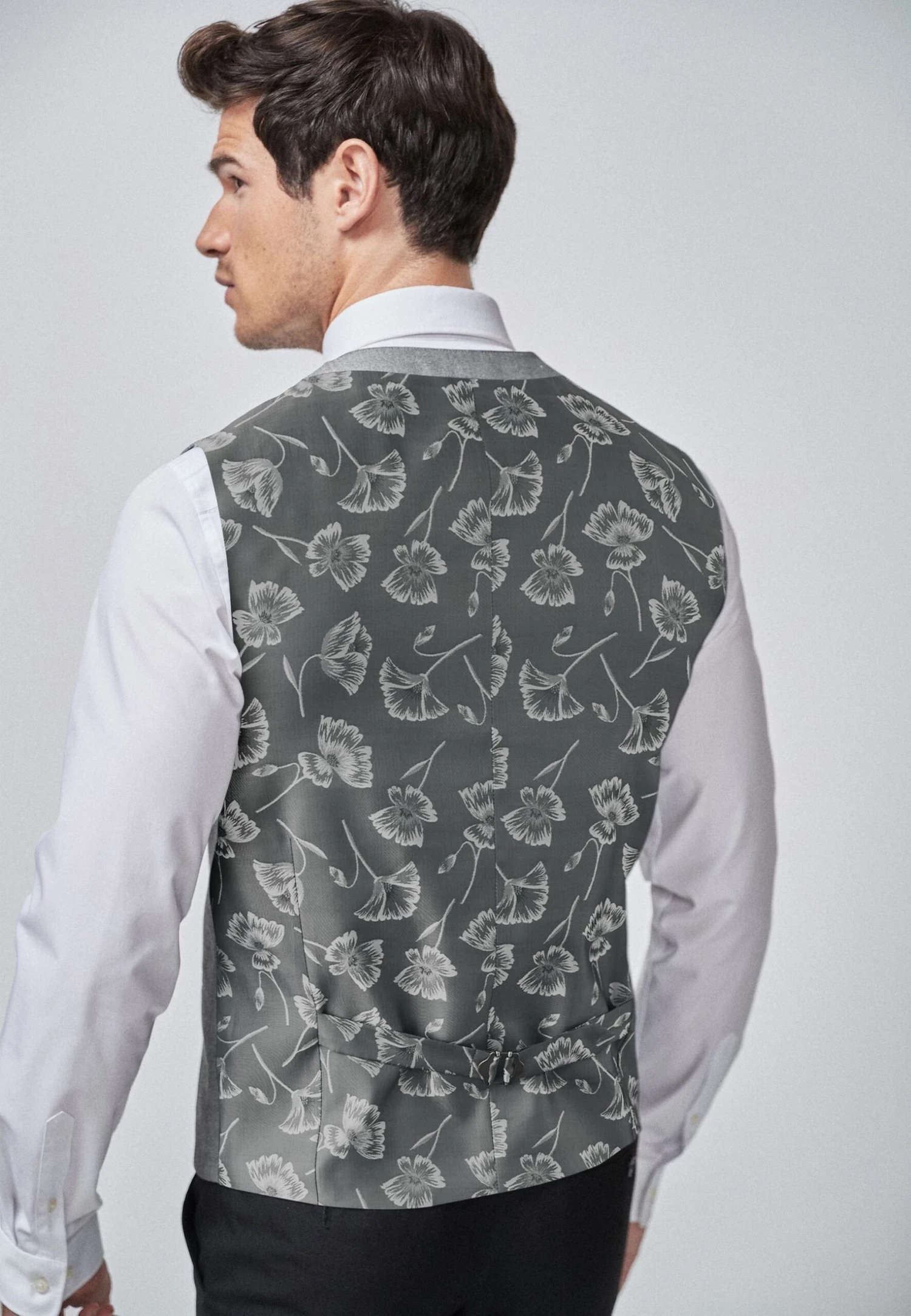 Next Morning Suit - Bodywarmer - Light Grey - Afbeelding 2