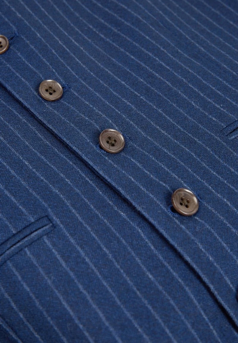 Next Slim Fit- Gilet - Blue - Afbeelding 4