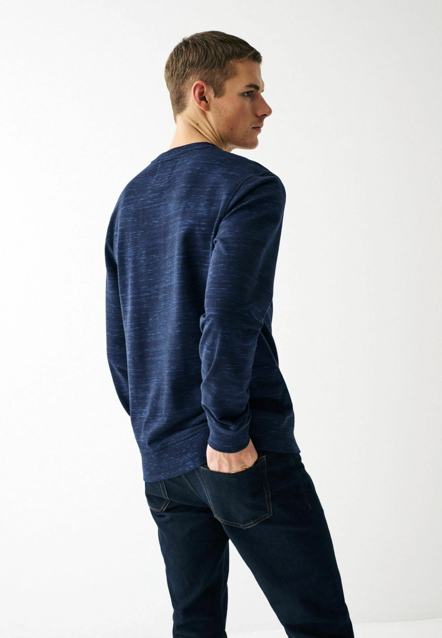Next Stag Crew Standard - Sweater - Navy Blue - Afbeelding 2