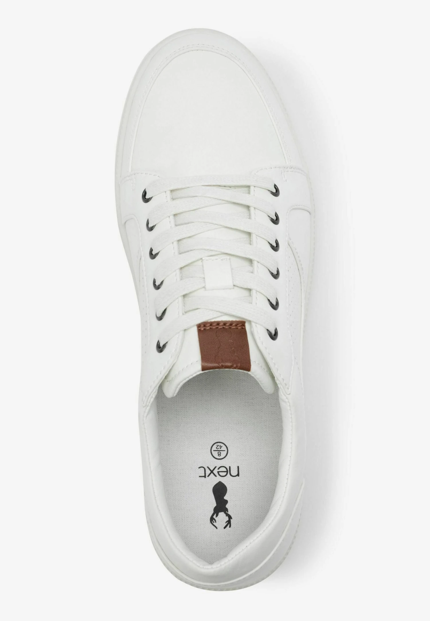 Next Perforated- Sneakers Laag - White - Afbeelding 3