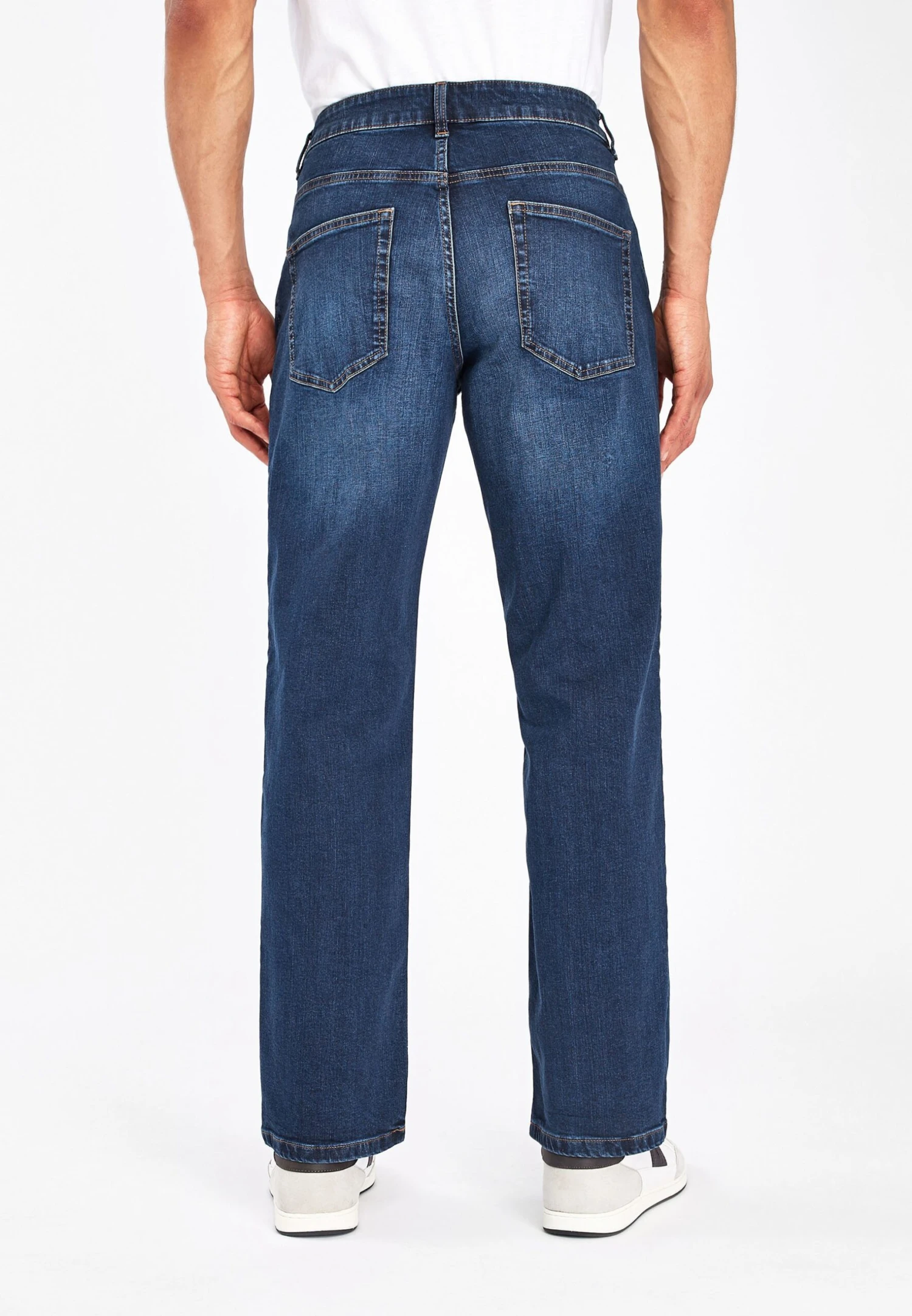 Next Relaxed Fit Jeans - Mottled Blue - Afbeelding 2