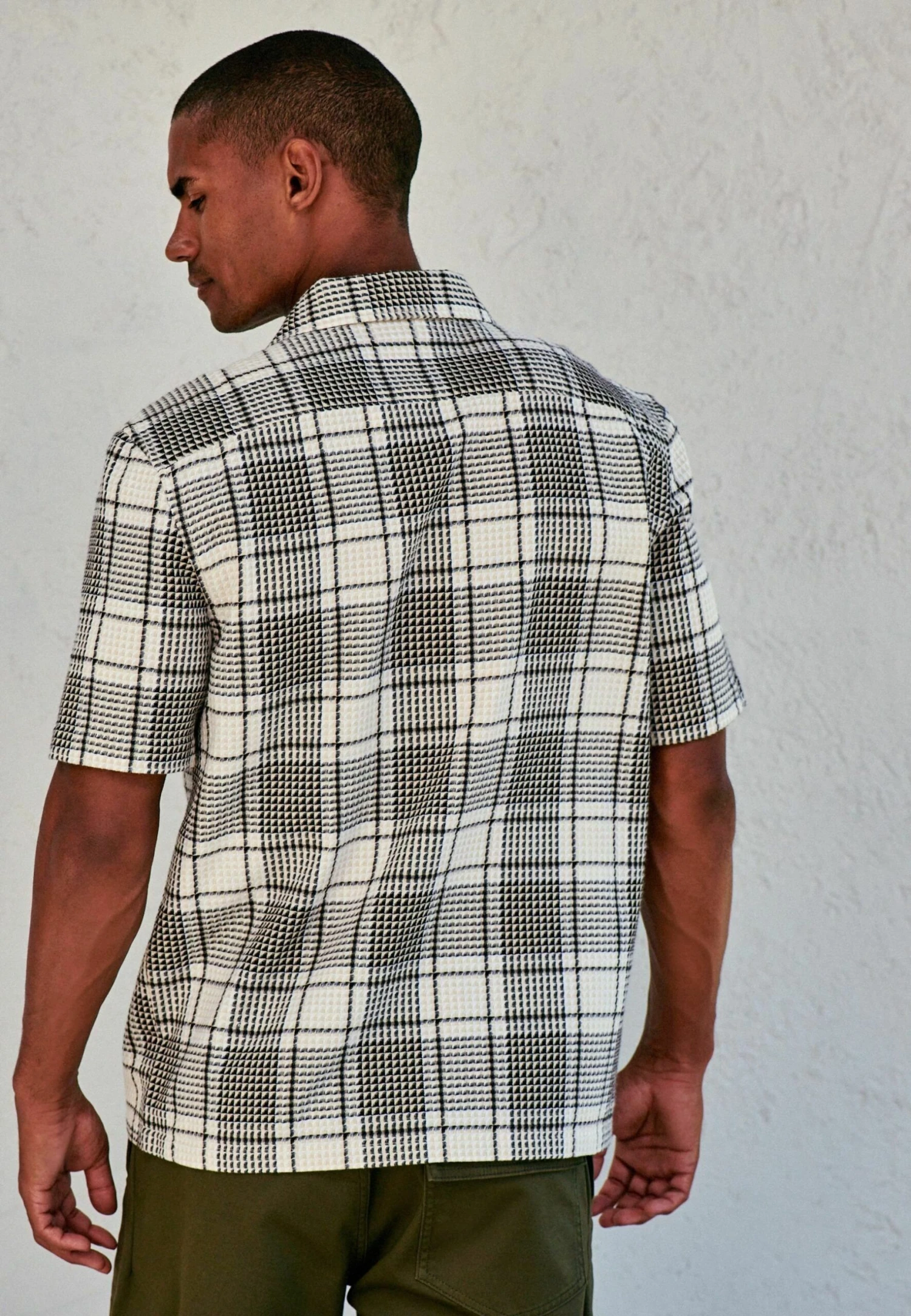 Next Textured Check Standard - Overhemd - Monochrome - Afbeelding 3