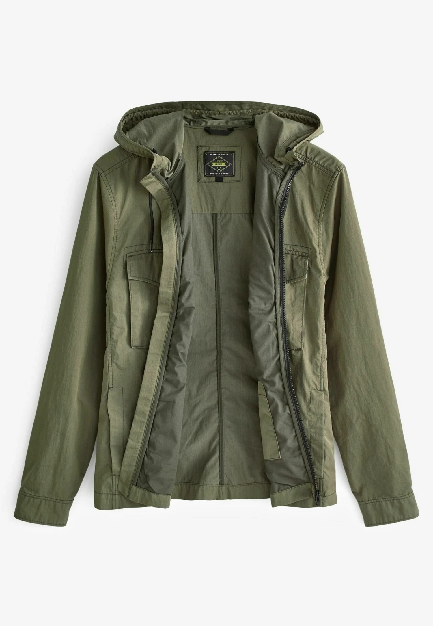 Next Shower Resistant Standard - Lichte Jas - Khaki Green - Afbeelding 6