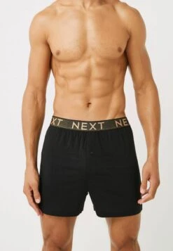 Next Signature4 Pack Standard - Boxershort - Signature Black Metallic Spot Waistband