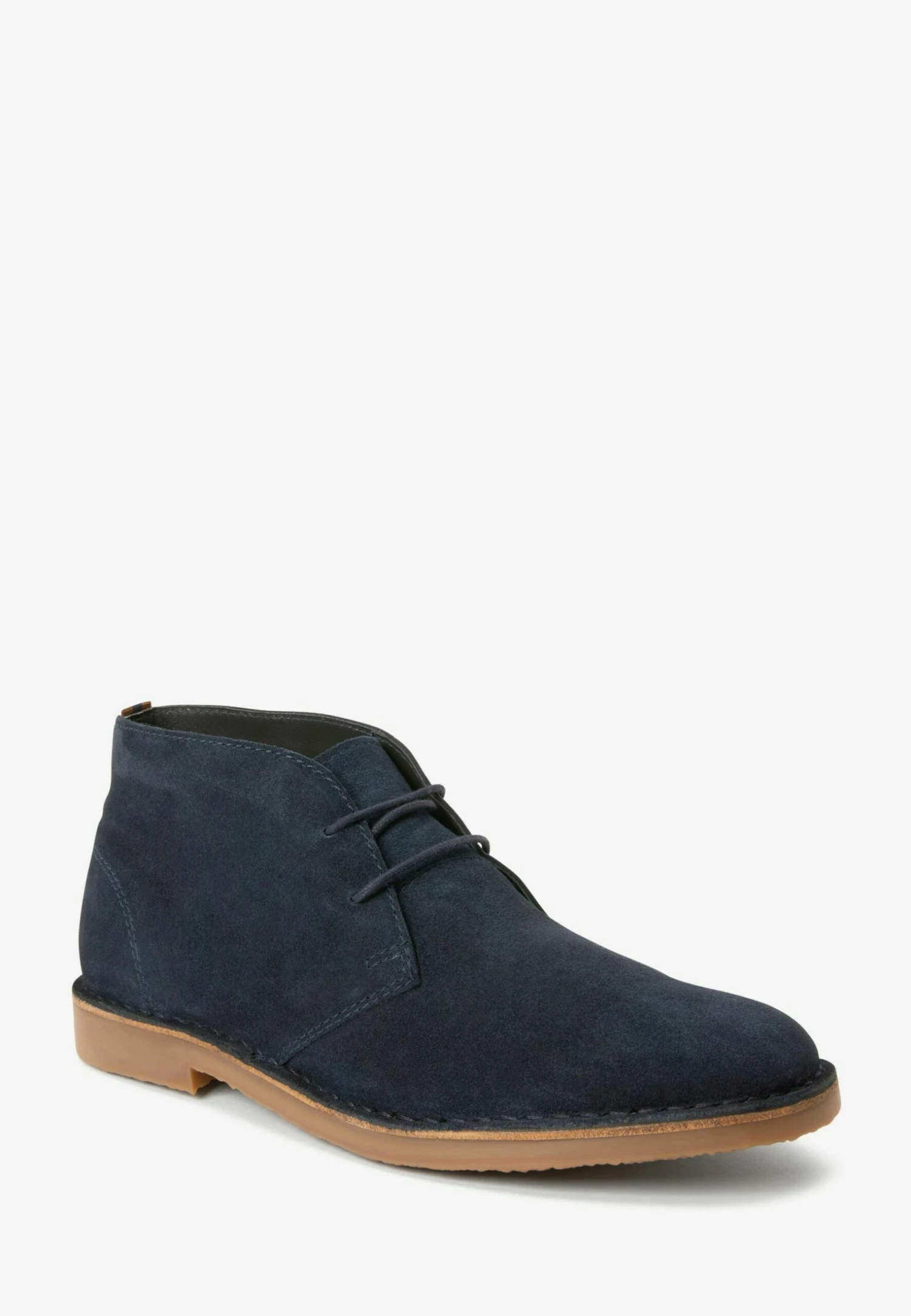 Next Desert- Sportieve Veterschoenen - Navy Blue Suede - Afbeelding 2