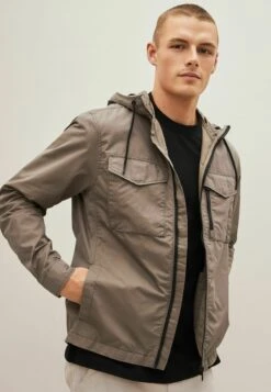 Next Shower Resistant Standard - Lichte Jas - Stone Natural