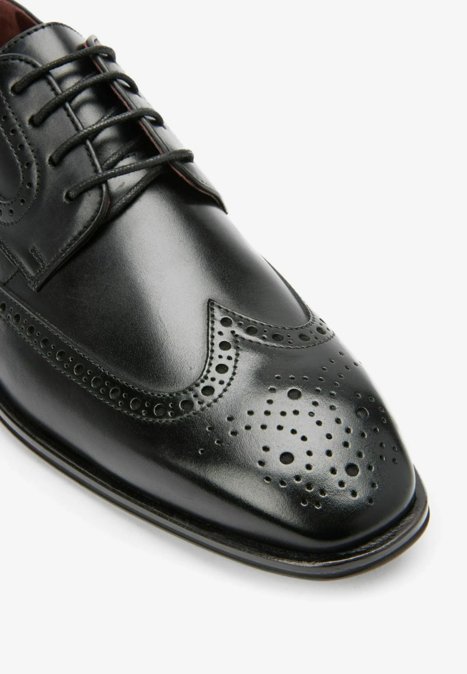 Next Signature Italian Piped Edge Brogues Standard - Veterschoenen - Black - Afbeelding 6