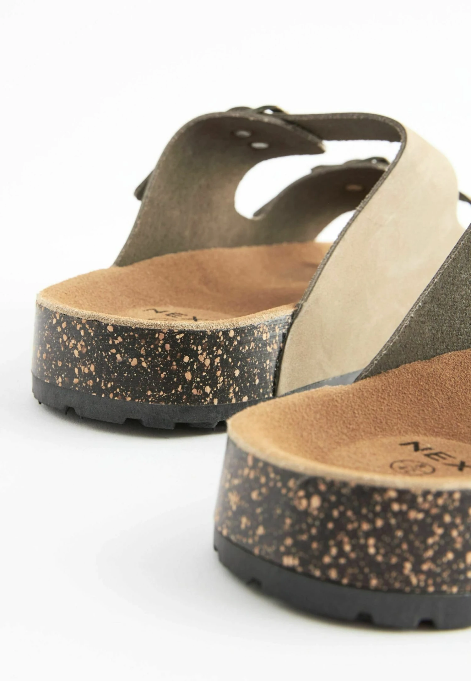 Next Double Strap Standard - Muiltjes - Taupe - Afbeelding 4