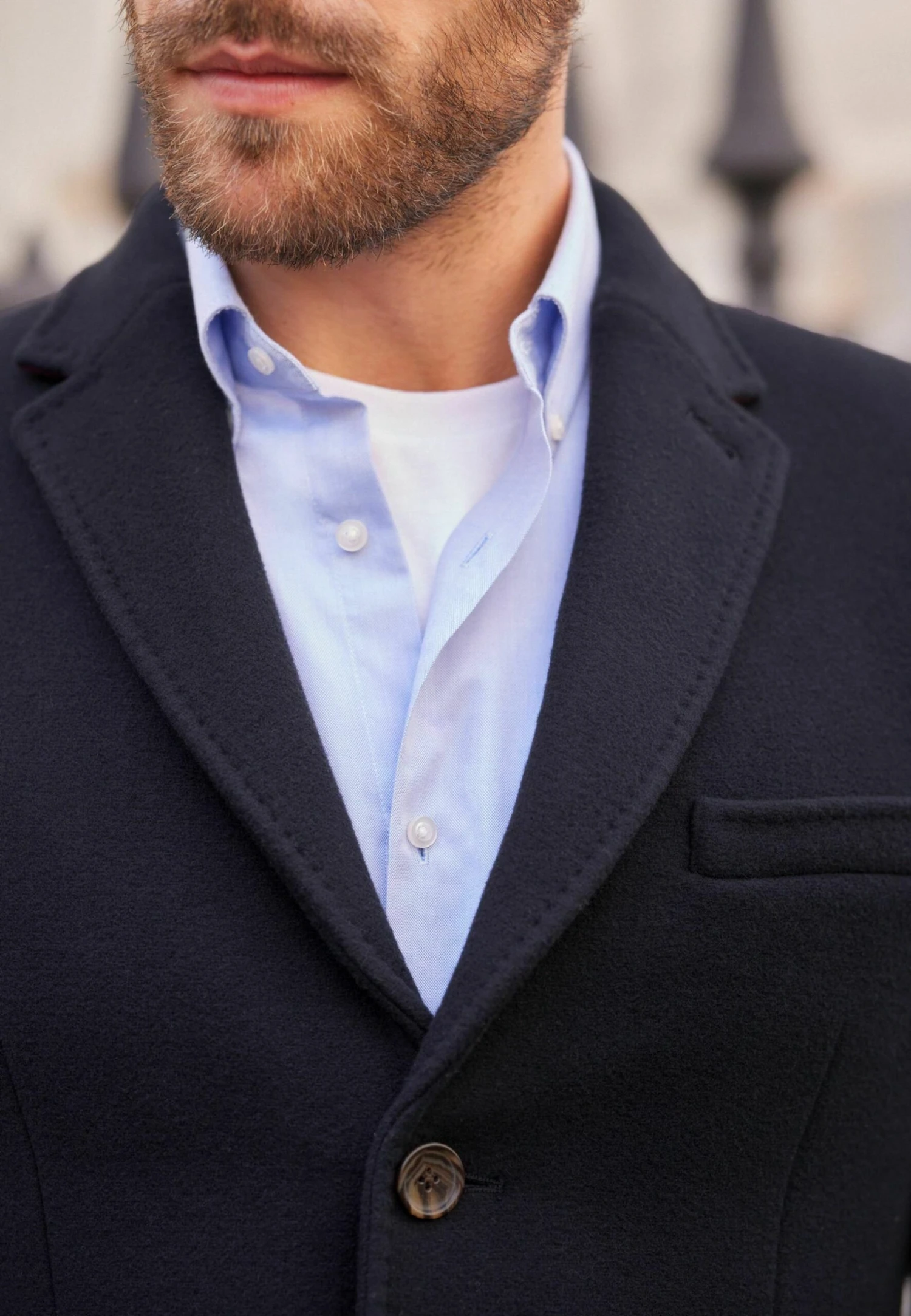 Next Signature Epsom Withstandard - Halflange Jas - Navy Blue - Afbeelding 4