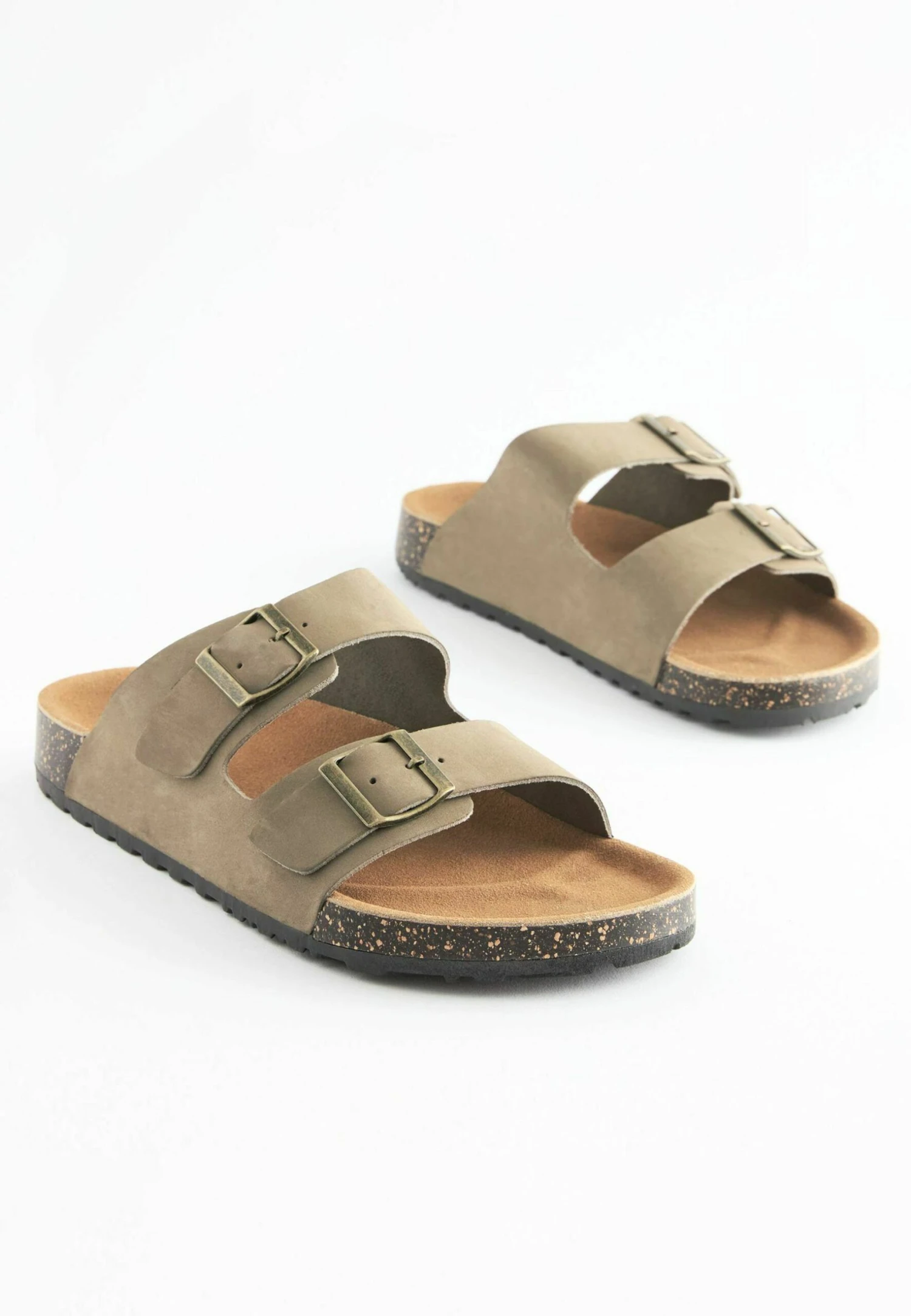 Next Double Strap Standard - Muiltjes - Taupe - Afbeelding 3
