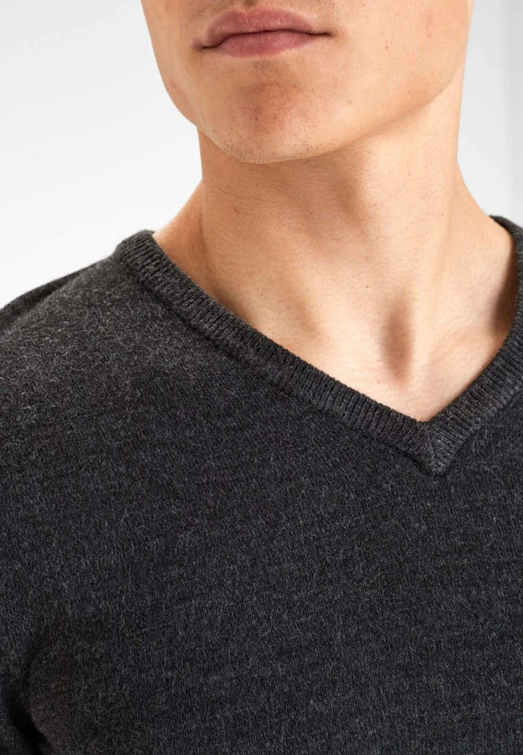 Next Soft Touch V-Neck - Trui - Grey - Afbeelding 3