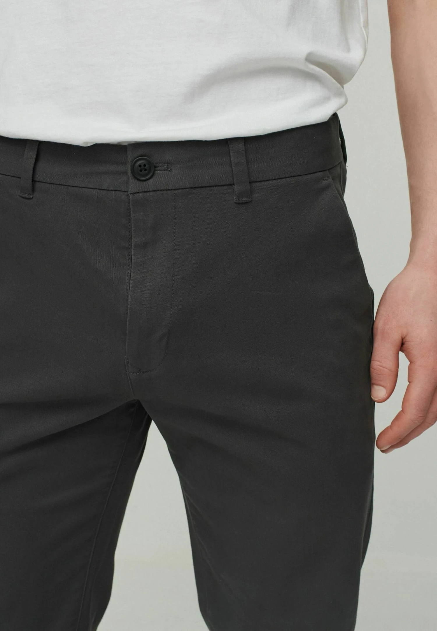 Next Stretch- Chino - Dark Grey - Afbeelding 4