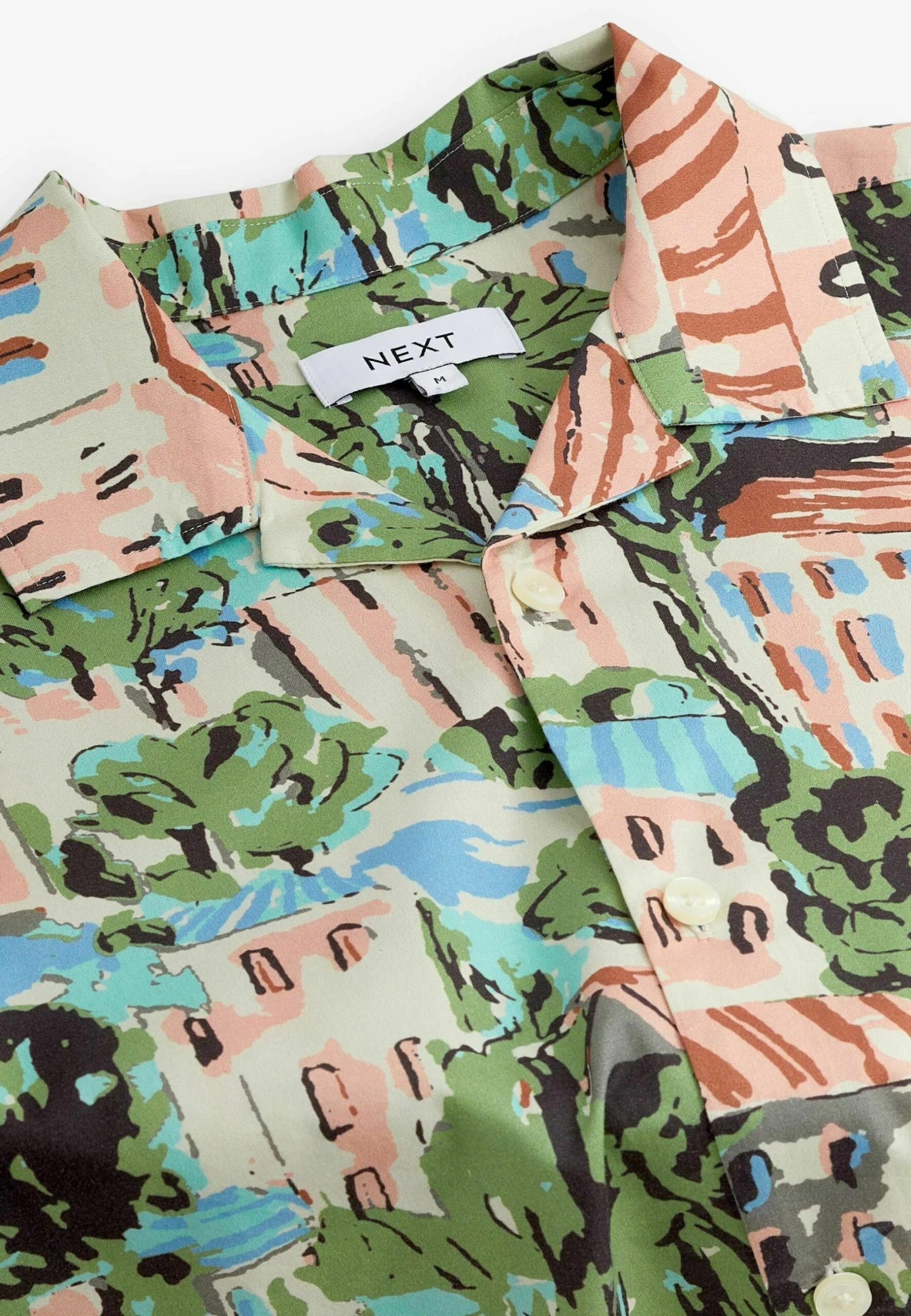 Next Short Sleeve Printed Standard - Overhemd - Neutral - Afbeelding 6