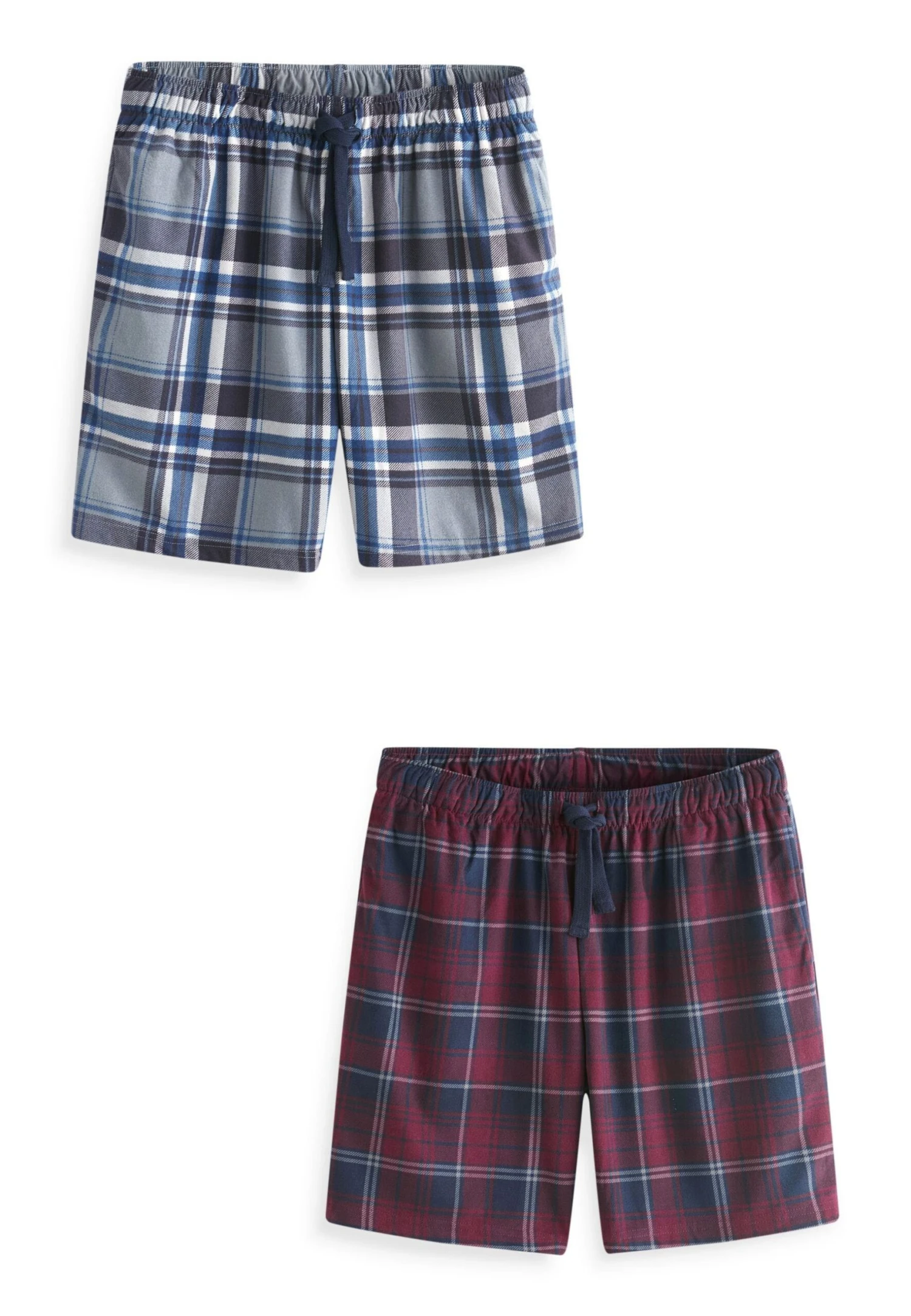 Next 2 Pack Check Cosy- Pyjamabroek - Blue Plum - Afbeelding 2