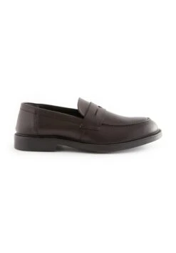 Next Chunky Penny Loafers Standard - Instappers - Brown
