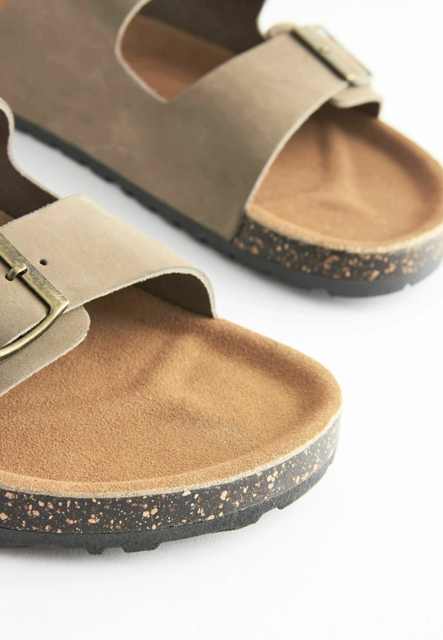 Next Double Strap Standard - Muiltjes - Taupe - Afbeelding 6