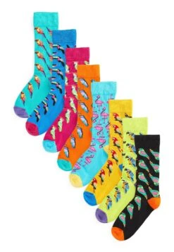 Next 8 Pack - Sokken - Bright Birds
