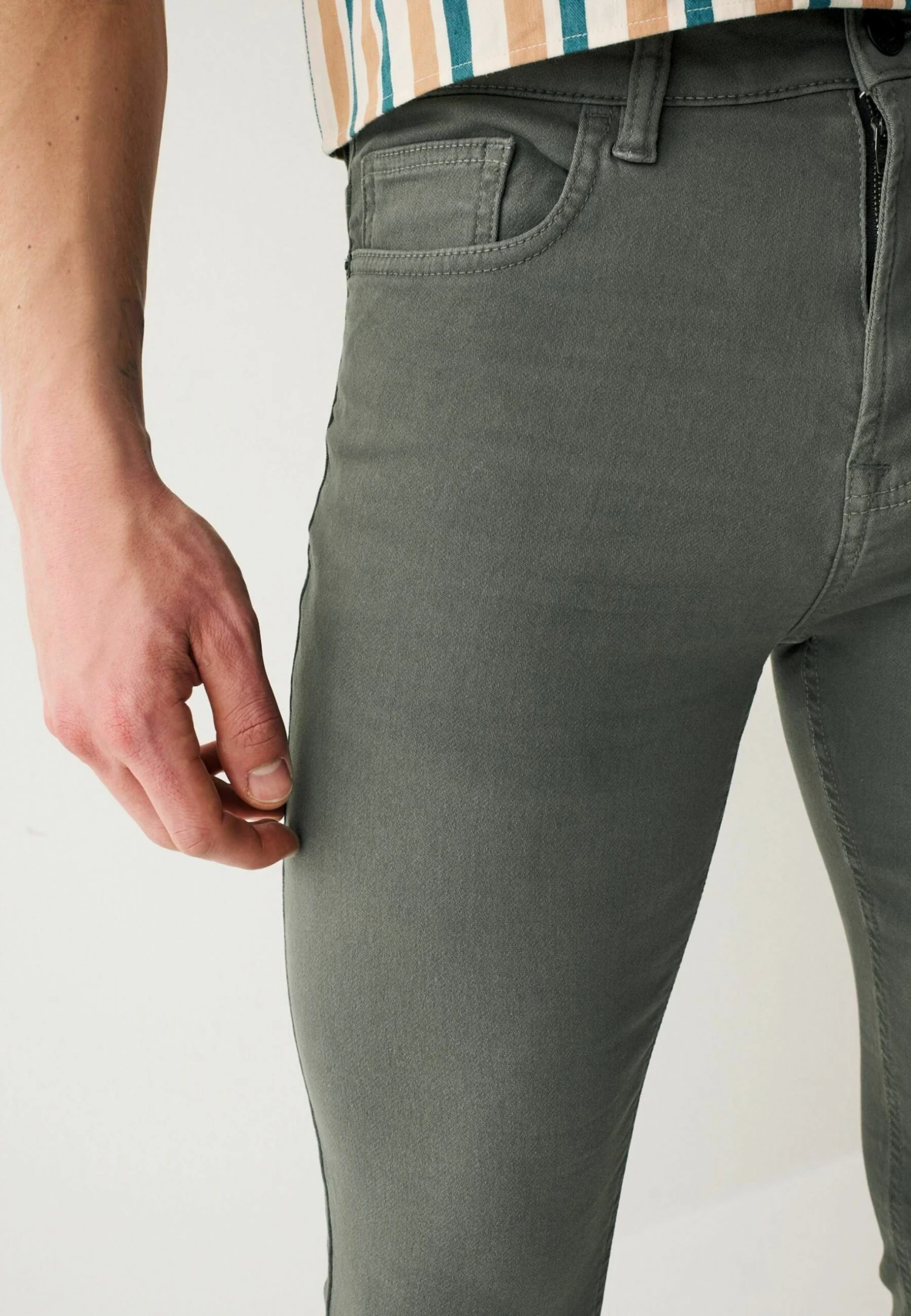 Next Motion Flex Stretch - Slim Fit Jeans - Green - Afbeelding 5