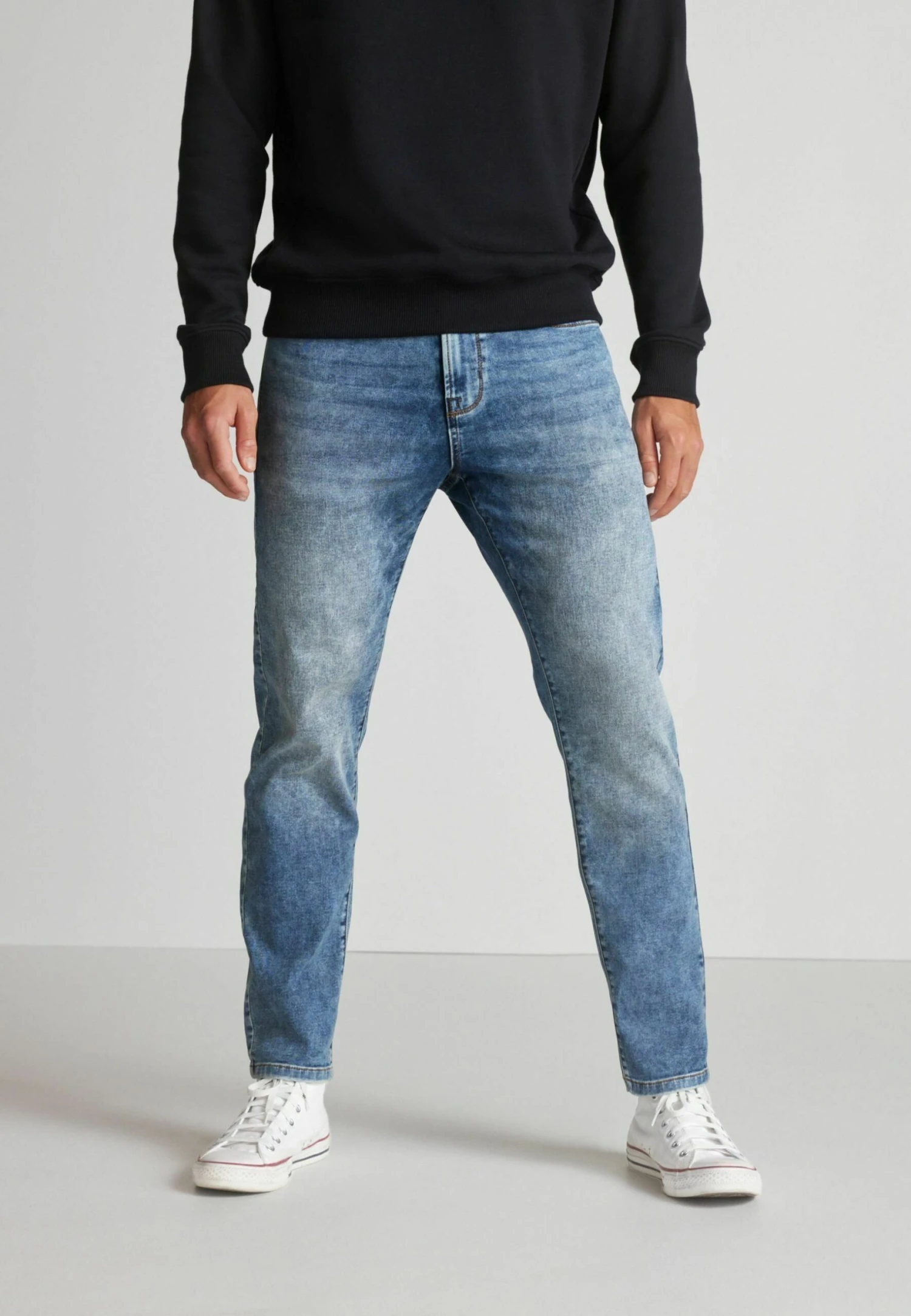 Next Ultimate Comfort Super Stretch - Straight Leg Jeans - Washed Blue